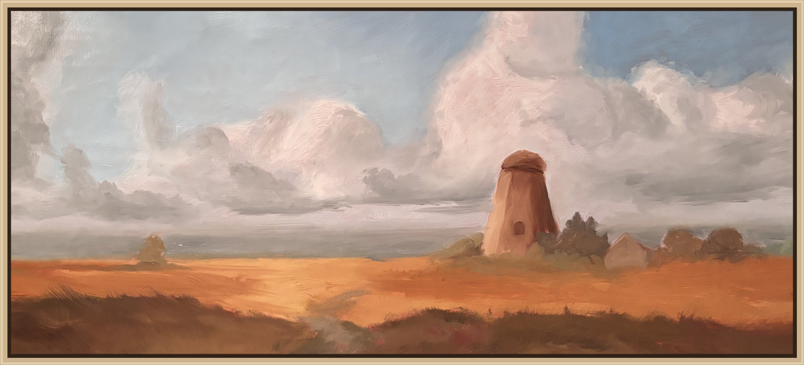 Molen in het Hollandse licht